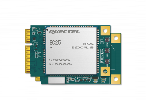 EC25 Mini PCIe-低功耗、高性?xún)r(jià)比的LTE Cat 4無(wú)線通信模組