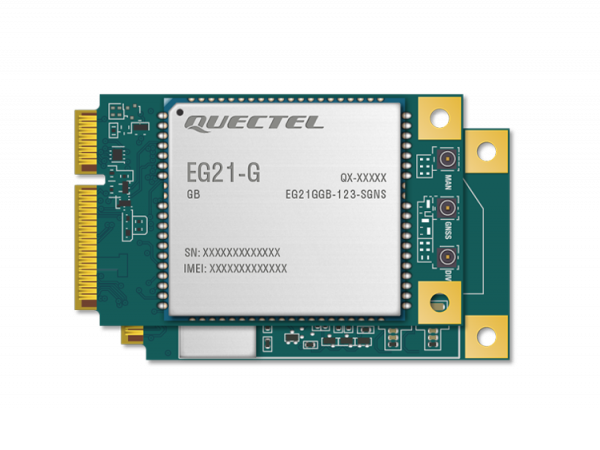 EG21-G Mini PCIe-低功耗、高性?xún)r(jià)比的LTE Cat 1 無(wú)線通信模組