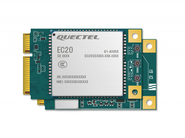 EC20 R2.1 Mini PCIe  專(zhuān)為M2M 和IoT 應(yīng)用而設(shè)計(jì)的LTE Cat 4 模組