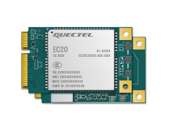 EC20 Mini PCIe 各網(wǎng)絡(luò)制式的全面覆蓋